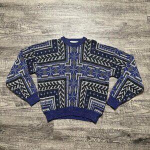 80s McGregor Blue Vintage Men's Medium Sweater